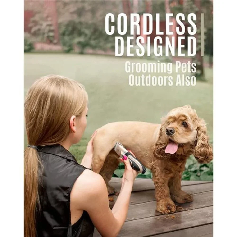 Dog Shaver Clippers Low Noise Rechargeable Cordless Electric Quiet Hair Clippers